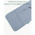 thumbnail image 5 of Supersoft Baby Sleeper Gowns, 1-Pack Premium Bamboo Viscose Infant Nightgown Sleepers Preemie Newborn Snap Bundles, 5 of 9
