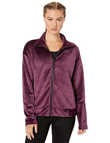 Core 10 outerwear-jackets Donna Luxe Velvet Full-zip Yoga Jacket Marchio 