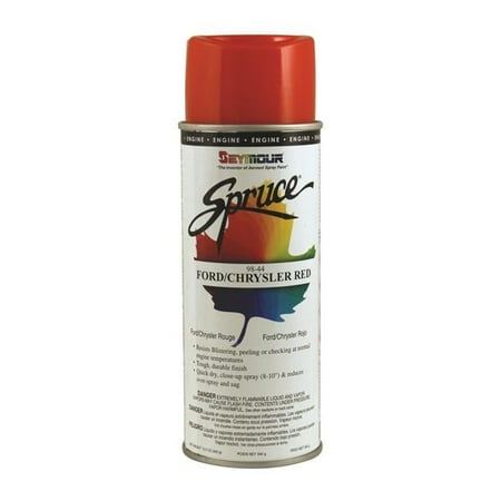 Seymour of Sycamore 98-44 16 oz Spruce Heat Resistant Engine Paint Ford & Chrysler Red - Pack of 12