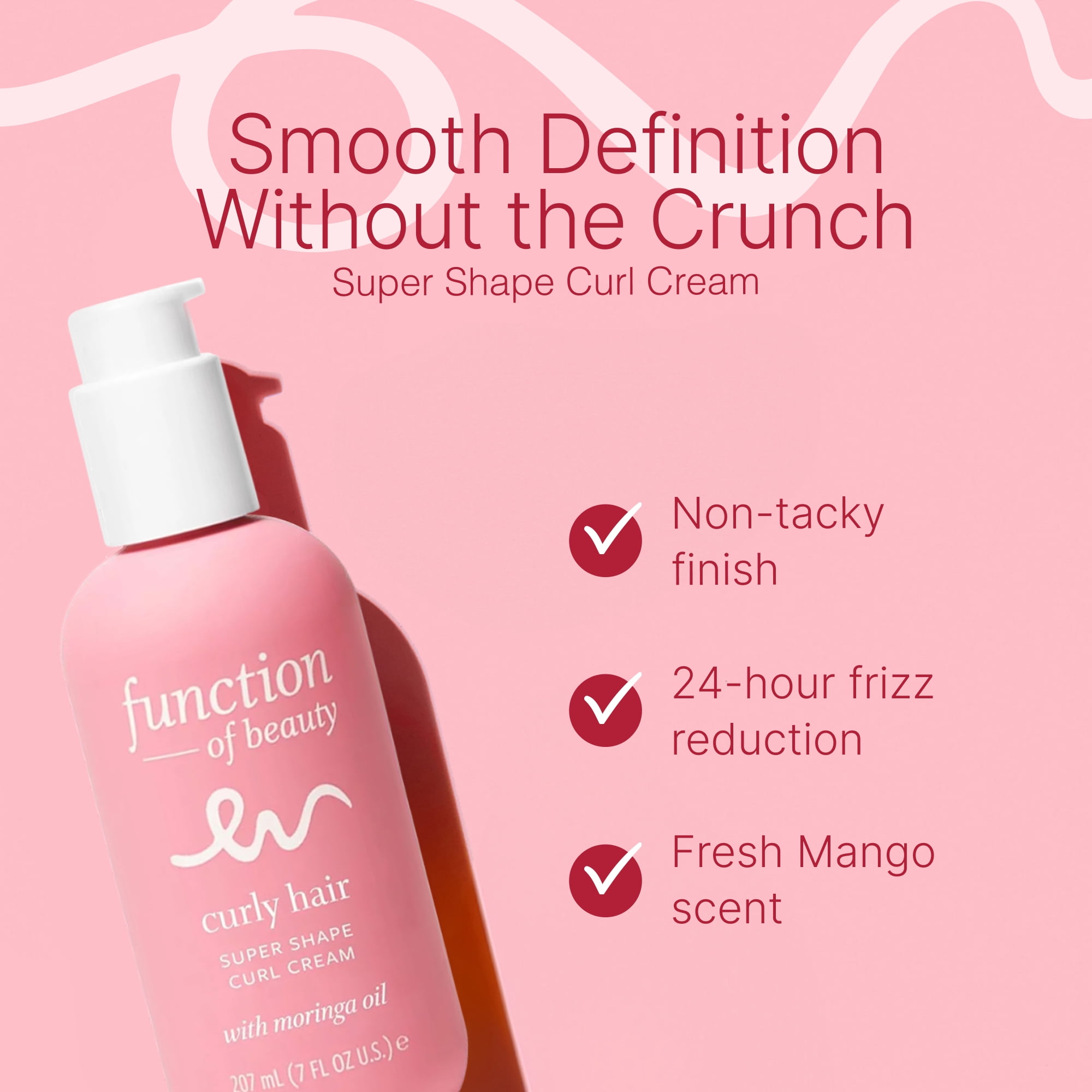 Function of Beauty Super Shape Curl Cream for Curly Hair, 7 fl oz