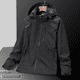 thumbnail image 4 of Chaqueta de pareja transpirable impermeable a prueba de viento de una sola capa para deportes al aire libre para hombres de ropa de asalto, 4 of 6