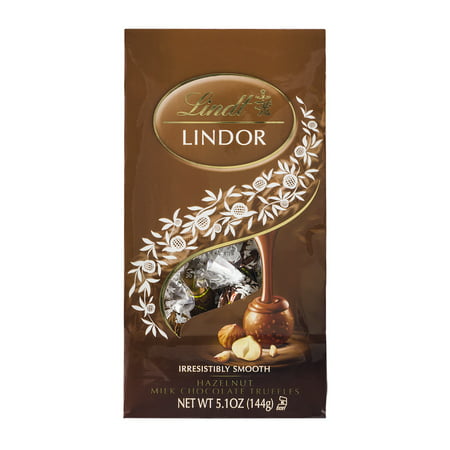 Lindt Lindor Hazelnut Milk Chocolate Truffles, 5.1 OZ