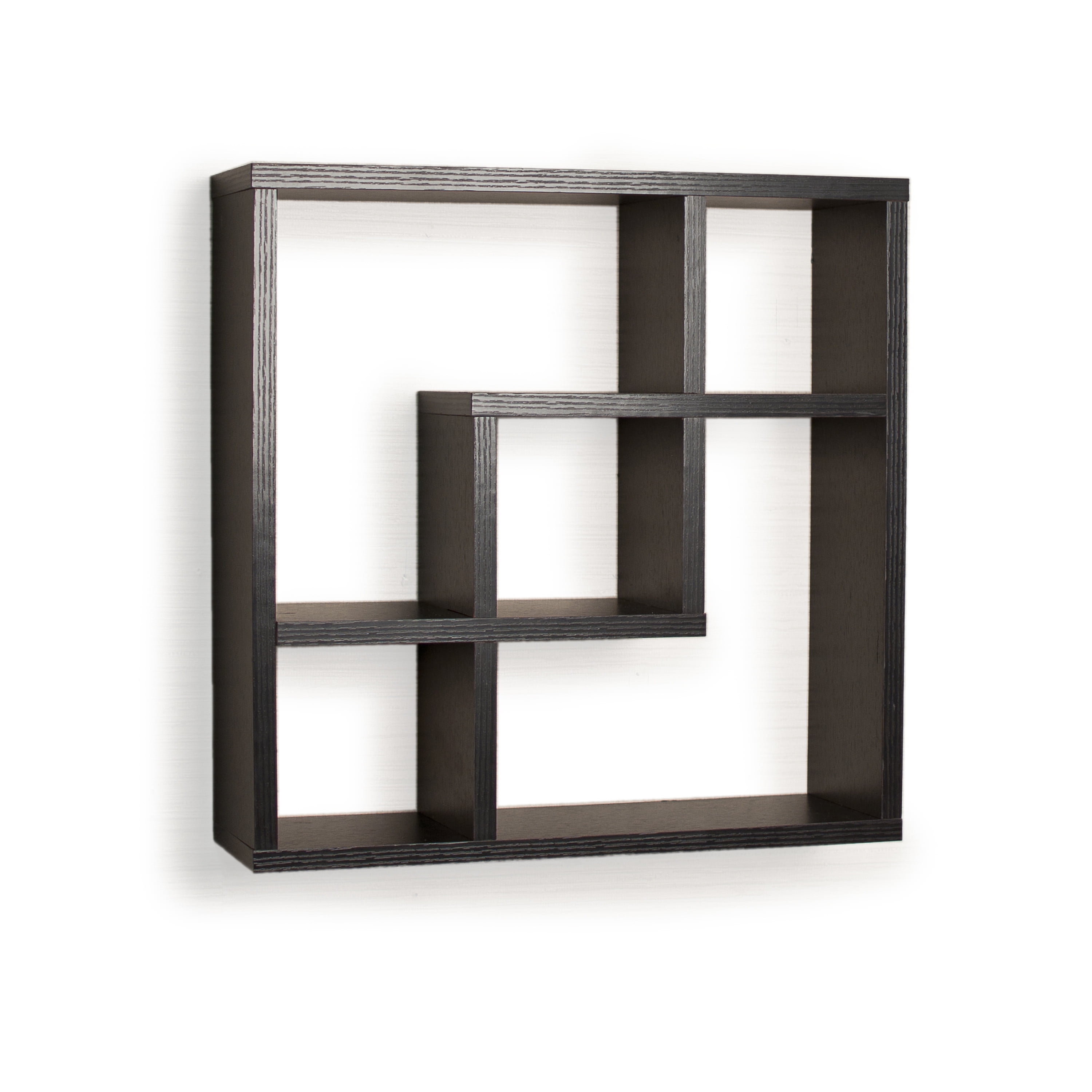 Danya B. Geometric Square Wall Shelf with 5 Openings