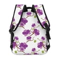 thumbnail image 4 of Easygdp Orchids Flowers Mochila Ergonómica Versátil para Laptop - Múltiples Bolsillos, Correas Ajustables, Unisex para Escuela, Viajes y Actividades al Aire Libre-One Size, 4 of 5