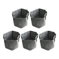 thumbnail image 3 of Breathable Fabric Grow Bags for Healthy Root Zones 5 Pack Gray 25 Gallon, 3 of 7