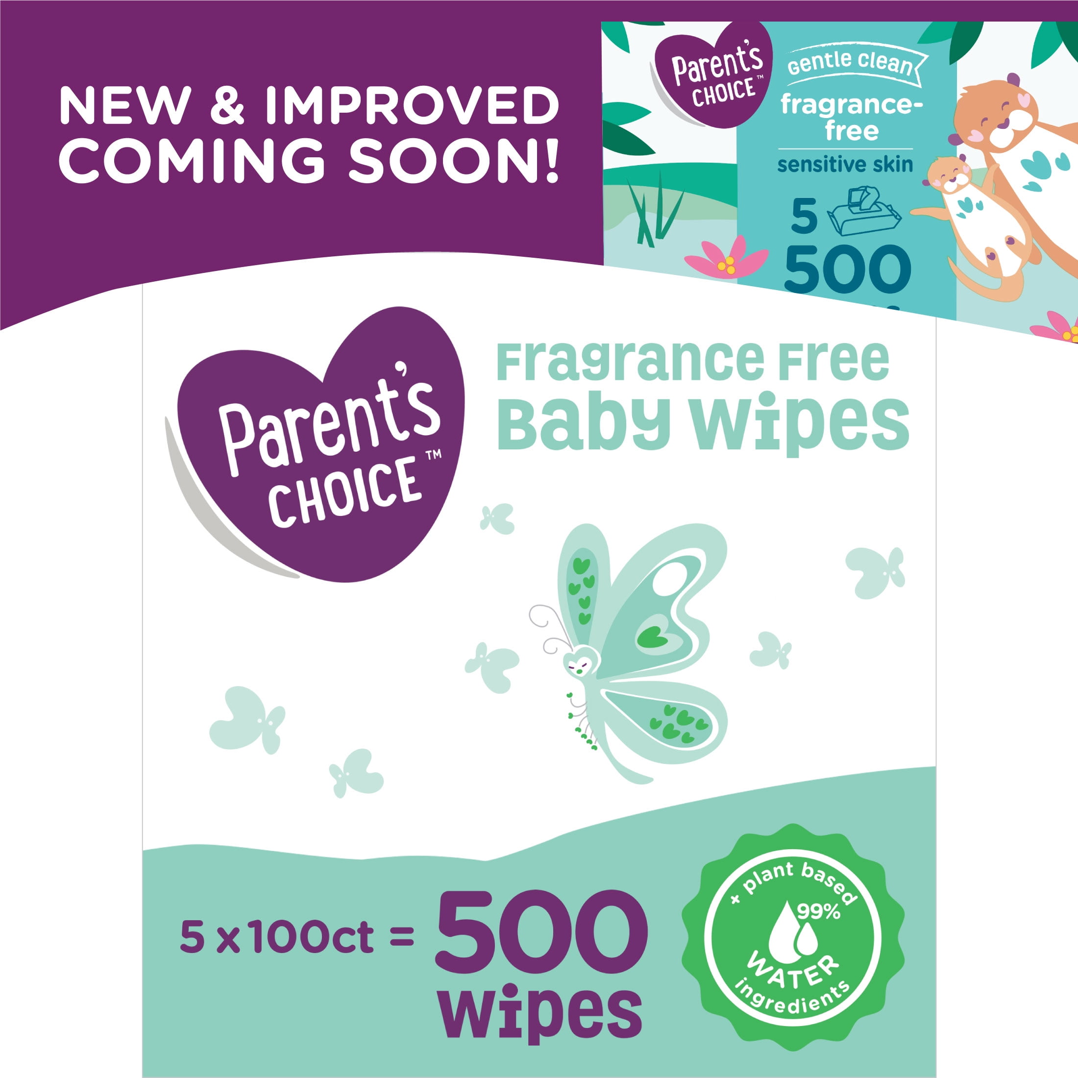parents choice 500 wipes