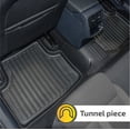 thumbnail image 5 of 3D Floor Mats for 2014-2018 Subaru Forester Heavy Duty, Custom Fit, All Weather Liner Front & 2nd Row Full Set Rubber, Black, 5 of 9