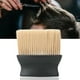 thumbnail image 5 of Peluquería, cepillo para quitar el pelo de la cara del cuello, cepillo para barrer y limpiar el polvo del pelo (mango negro, cepillo de pelo amarillo), 5 of 5
