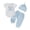 B-White, variant on mgoYE Newborn Baby Boy Clothes Fishing Short Sleeve Romper Shirt Tops Pants Hat Summer Spring Outfits Set(Green,3-6 Months)