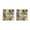 Coffee-S, variant on Set of 2 Decorative Natural Shell Square Coasters Heat-Insulating Mat for Cups Heatproof Dining Table Accessories