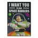 thumbnail image 2 of Decoración mural plateada Buffalo Disney Toy Story Buzz Lightyear, 2 of 9