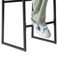 thumbnail image 5 of VECELO Set of 2 Bar Stools, Backless Wood Counter Height Stool with Footrest for Kitchen, Living Room, Party Room, Brown, 5 of 7