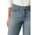 thumbnail image 7 of Levi Strauss Signature Women's and Women's Plus Mid Rise Slimming Bootcut Jeans, Sizes 2-28, 7 of 7