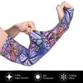 thumbnail image 3 of Goofa Watercolor Butterflies Pattern UV Sun Protection Arm Sleeves, UPF 50 Sports Cooling Arm Compression Sleeves for Men Women Teenager, 3 of 8