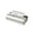 A001- Silver, variant on Decorative Red Curved Tissue Box Holder, Decorative Tissue Box Covers, Tissue Box Cover Rectangular, Napkin Holder for Table, 8X4X2 Inch Modern Fashionable Desktop Ornament for