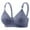 Blue, variant on Posijego Wireless Bra for Women Comfortable Soft Push up Everyday Bra for Women Breathable No Underwire Bra