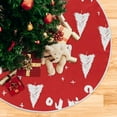 thumbnail image 5 of FMSHPON HohohoChristmas Tree Xmas Christmas Tree Skirt Stand Mat for Holiday Party Decoration Indoor Outdoor 36 inches, 5 of 6