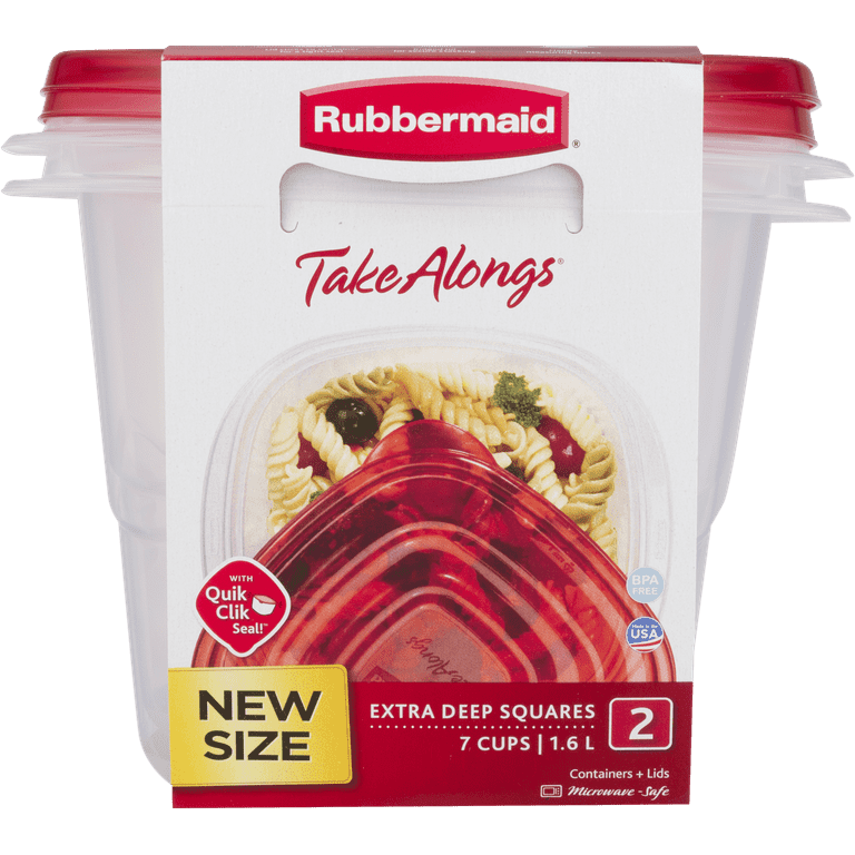 Save on Rubbermaid TakeAlongs Containers & Lids Deep Square 42 oz
