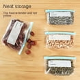 thumbnail image 3 of Dbuoem 30 Pcs Reusable Food Storage Bags Leak-Resistant Transparent Design Microwave Safe Fresh-keeping Bags, 3 of 8