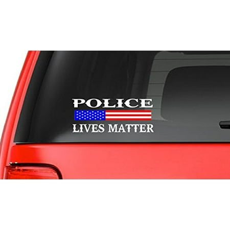 Police Lives Matter (S10) Thin Blue Line Cop Police Sheriff Trooper Vinyl Decal Sticker Car USA (Best Cop Cars In The Us)