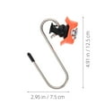 thumbnail image 2 of L Track Tie Down L Track Accessories L Track Single Fitting with S Hook for Airline Logistic, 2 of 8