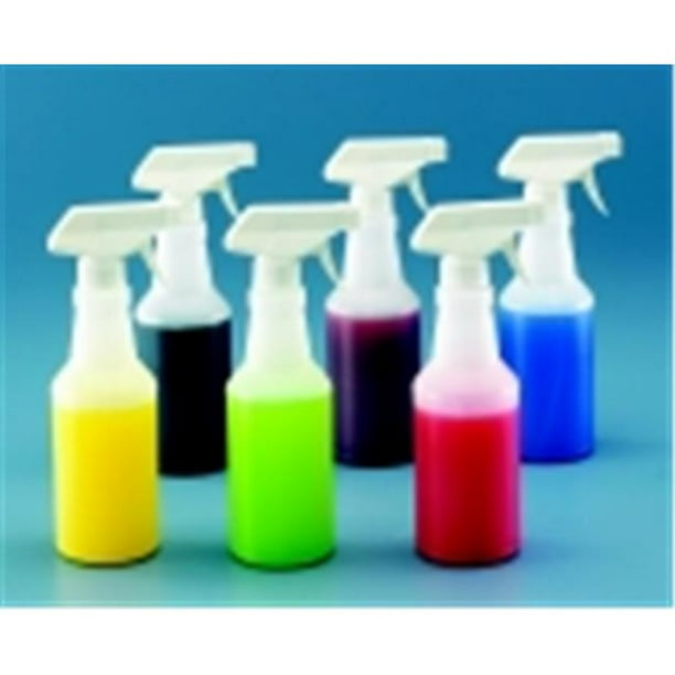 School Specialty Spray Paint Bottle, Clear, 16 oz, Set of 6