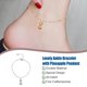 thumbnail image 5 of Guardurnaity Pulseras de tobillo con colgante de piña Tobilleras de aleación Conjunto de joyas de pie Brazalete de dama para adolescentes Niñas plata 20Conjunto, 5 of 6