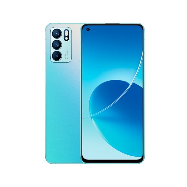 Celular Oppo Reno6 Azul Aurora 128gb+8gb 4300 mAh TELCEL Oppo RENO6 5G