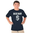 thumbnail image 4 of Cool Rich Man Dollar Sign Money Men's Graphic T Shirt Tees Brisco Brands S, 4 of 5