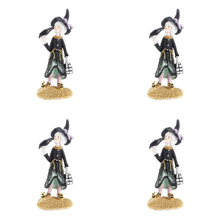 

Witch Doll Resin Ornaments Handmade Resin Statue Crafts Desktop Ornament For Party Home Decoration 2PCS Ornament Pack Dinosaur Christmas Ornament Set Glass Christmas Ornament Christmas Ornament