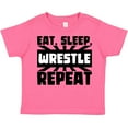 thumbnail image 3 of Inktastic Eat, Sleep, Wrestle, Repeat Boys or Girls Toddler T-Shirt, 3 of 5