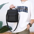 thumbnail image 4 of Bolsos Bandolera Hombre Bolsa informal pequeño de nailon impermeable para viajes Trabajo para correr Deportes Tmvgtek Para Estrenar, 4 of 7