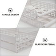 thumbnail image 3 of WEUVEB 2Ud Closet Storage Bin Organizador Plástico Para Ropa Con Atractivo Para Hogar, 3 of 8