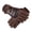 Brown, variant on qolati Winter Gloves for Men Women Windproof Faux Leather Touchscreen Texting Gloves Soft Warm Thermal Faux Fur Driving Motorcycle Gloves