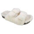 thumbnail image 4 of Secret Treasures Luxe Faux Fur Two Band Slide Slipper (Women's), 4 of 5