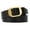 1241JS-Black, variant on SENDEFN Women's Casual Leather Belts for Jeans Pants Ladies Belt Fashion Vintage Gold Pin Buckle