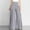 Gray, variant on Lolmot Women's Casual Loose Fit Plus Size Solid Color Elegant High Waist Pleated Wide Leg Palazzo Pants Trousers Flare Trousers Side Hidden Zipper Pants with Pockets