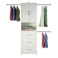 Systembuild Evolution Evone 3 Drawer Closet Storage, White