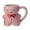 Pink, variant on BLEEUS Gingerbread Man Ceramic Mug Christmas Gingerbread Man Cup 350ML (Coffee ) Christmas Essential (Coffee)