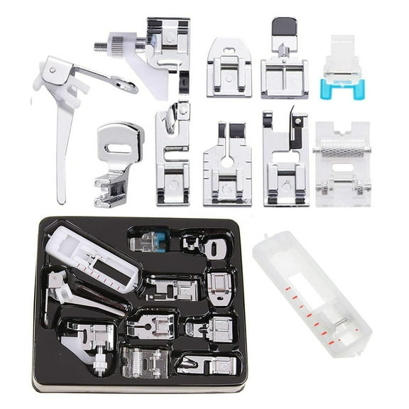 11 Pcs Universal Presser Foot Sew Made Easy Suitable for Brother Singer Janome