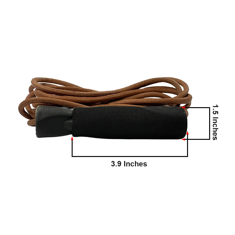 PFGSports - Leather Speed Rope - Fitness Practice Genuine Leather Rope