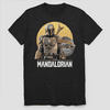 Star Wars The Mandalorian Men's Short Sleeve Graphic Crewneck T-Shirt - (Black, Small)