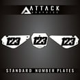 thumbnail image 2 of Attack Graphics Number Plate Backgrounds for Suzuki RM85 2012, 2 of 2