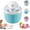 Blue, variant on Small Home Mini Ice Cream Maker, 17oz Automatic Ice Cream Machine for Homemade Frozen Yogurt, 15-Minute Quick Freeze with One-Touch Operation for Adults at Home (Blue)