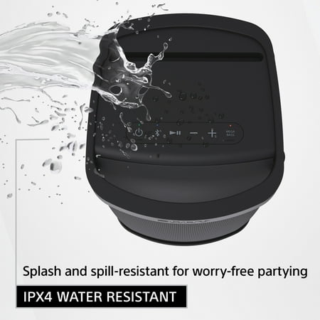 Sony - XP500 Portable Bluetooth Party Speaker with Water Resistance - Black