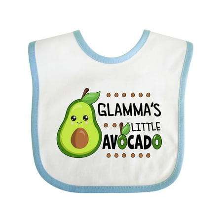 

Inktastic Glamma s Little Avocado with Cute Baby Avocado Gift Baby Boy or Baby Girl Bib