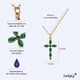 thumbnail image 5 of Collares para Mujer de Cruz Oro 18k con Zirconia Cúbica, LuckyLy Acero Inoxidable con Baño de Oro 18k, Cadena y Dije – Joyería ideal como Regalos para Mujer Navidad y Regalos para Mamá, esmeralda, 5 of 6