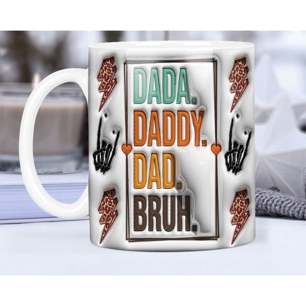 pstuiky Taza Inflated World de 11 oz con sublimación Warp, El Hombre La Taza