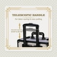 thumbnail image 3 of BYOOTIQUE Makeup Train Case Trolley w/ Cube Case Cosmetic Organizer Art Deco Graphite, 3 of 9