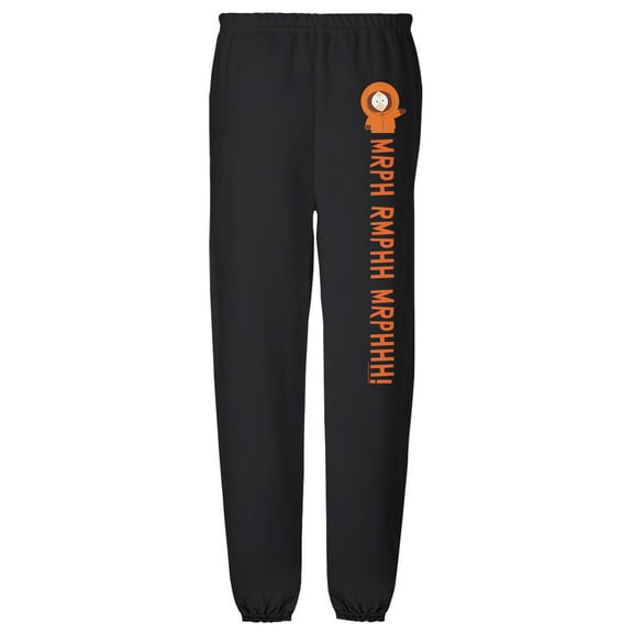 South Park Kenny Muffled Mens Jogger Sweatpants, Black, Small